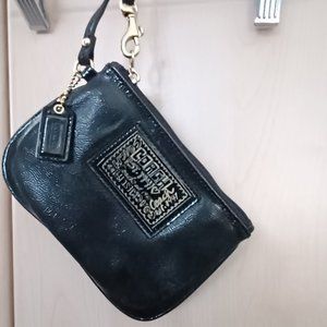 Coach, wristlet, black